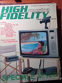 rivista HIGH FIDELITY MUSICA n° 9  settembre 1981