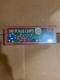 Poker chips fiches colorate