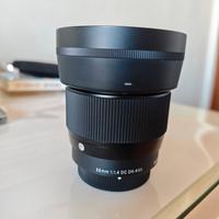 obiettivo Sigma 56mm F1,4 DC DN per micro 4/3