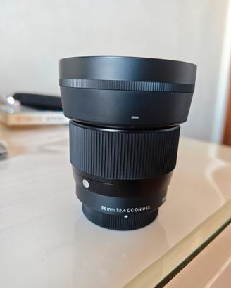 obiettivo Sigma 56mm F1,4 DC DN per micro 4/3