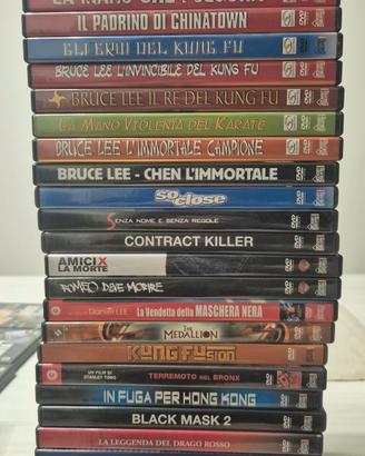 collezione dvd arti marziali  circa 30 pz