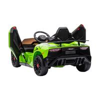Auto elettrica Lamborghini Aventador  Verde bimbo