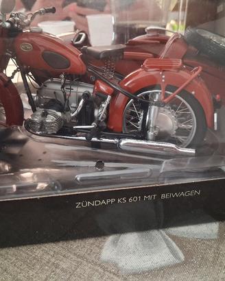 MOTO SIDECAR ZUNDAPP 1/10