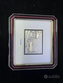 Quadro classico foglie d oro certificato