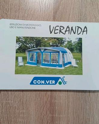 Veranda roulotte