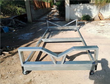 Invaso per barca o gommone con ruote