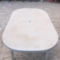 Tavolo in plastica rigida