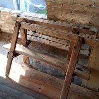 Cavalletti in legno antico