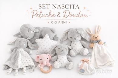 Set Peluche carillon sonori doudou sonagli chicco