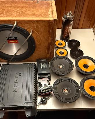 Inpianto audio auto