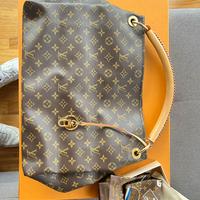 Borsa Artsy tweed con foulard