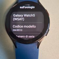 Smartwatch Samsung Watch 5