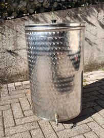 contenitore in acciaio inox 18/10 da 100L