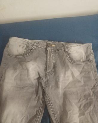 jeans lungo grigio