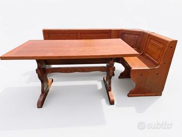 Set Giropanca smontabil e Tavolo in Legno