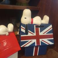 grande salvadanaio Snoopy ceramica