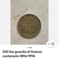 moneta da 200 lire