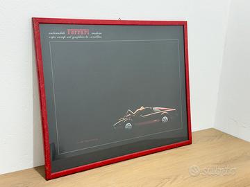 Quadro poster Ferrari