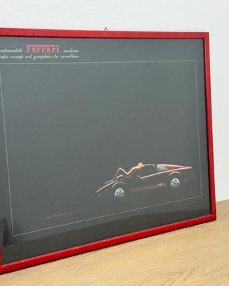 Quadro poster Ferrari