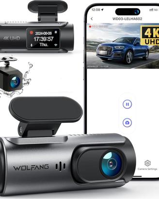 Dash Cam Auto 4K wifi
