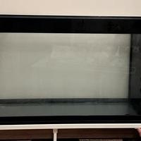 Acquario slim nero nuovo su misura 