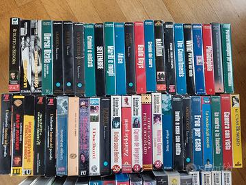 Grande collezione di 45 videocassette VHS