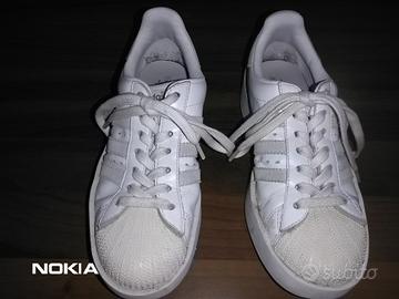 SCARPE ADIDAS SUPERSTAR BIANCHE numero 38 2/3