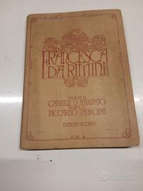 Gabriele D'Annunzio Francesca da rimini 1925