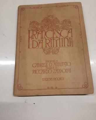 Gabriele D'Annunzio Francesca da rimini 1925