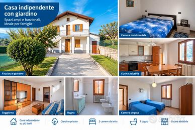 Appartamanto 4 loc. arredato lagh. piona
