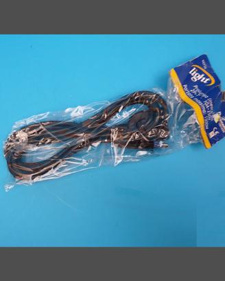 prolunga 3 metri. spina 10 amp. nera