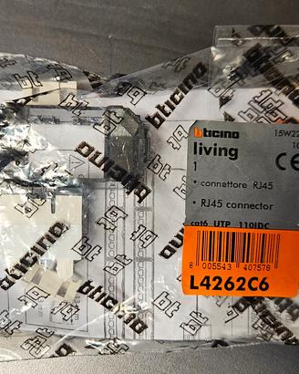Presa ethernet RJ45 BTICINO Living