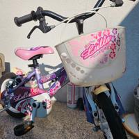 Bicicletta bimba con rotelle