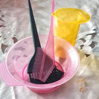 Set tintura capelli rosa e giallo