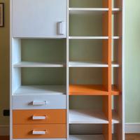 Libreria con Ante e Cassetti