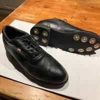 Scarpe uomo nere chiodate da golf n.40
