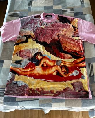 T-shirt MSGM rosa “Roman Romance”