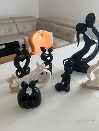 Set di soprammobili “inseparabili”
