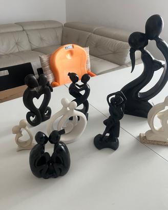 Set di soprammobili “inseparabili”