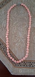 collana in pasta di corallo donna 