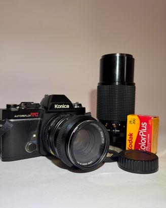 Fotocamera analogica - Konica Autoreflex TC + kit