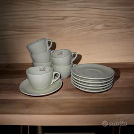 6 tazze da cappuccino