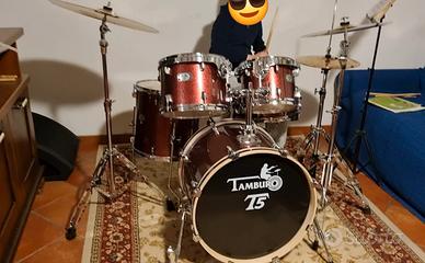 Batteria Tamburo T5 + Piatti UFIP Supernova 