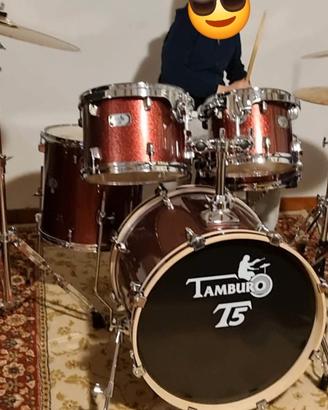 Batteria Tamburo T5 + Piatti UFIP Supernova 