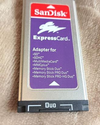 Lettore schede SD SDHC MMC expresscard