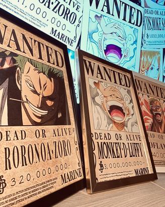 3 Poster One Piece  – Luffy, Zoro, Doflamingo