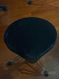 Sgabello professionale da batteria con seduta ergo