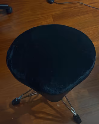 Sgabello professionale da batteria con seduta ergo