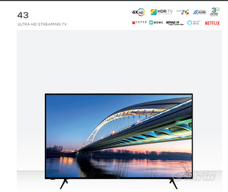 Smart TV 43" 4K UHD NIXEV