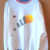 Felpa tennis vintage tg L
